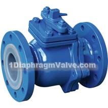 Q41F46/F3 flange fluorine lined Diaphragm Valves