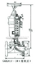 G6B/K41J-6 type GB reciprocating-type pneumatic rubber lined diaphragm valve constructral diagram(pic2)