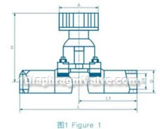 GM series high vacuum diaphragm valve constructral diagram pic1