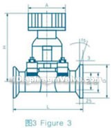 GM series high vacuum diaphragm valve constructral diagram pic3