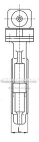 Pneumatic wafer fluorine lined butterfly valve(pic2)