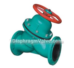 Y-type manual rubber lined diaphragm valves